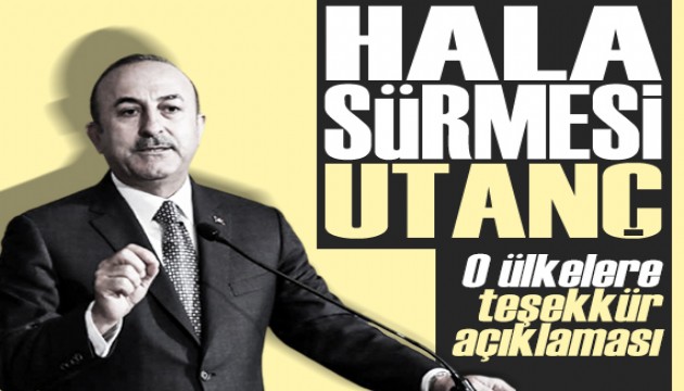 Çavuşoğlu'ndan o ülkelere deprem teşekkürü