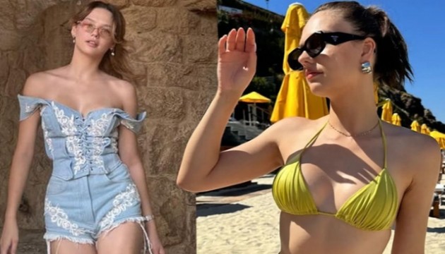 Nilsu Berfin Aktaş'tan tatilde oryantal şov!