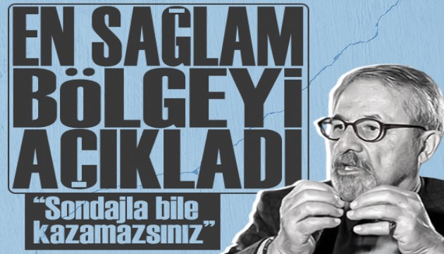 Naci Görür en sağlam zemin olarak orayı işaret etti: 