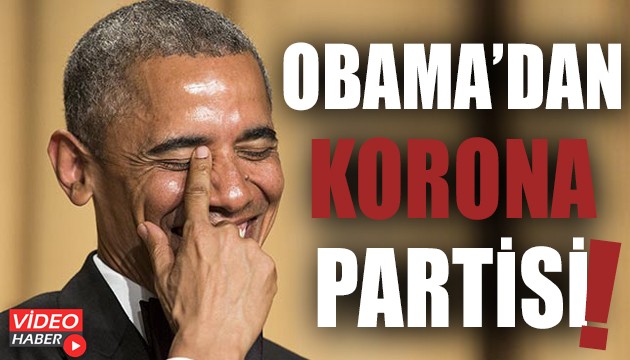 Obama'dan korona partisi!