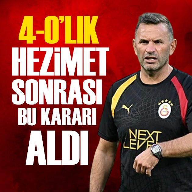 Okan Buruk, Trabzon'dan döner dönmez kararını verdi! 4-0'lık yenilgi sonrası radikal hamle
