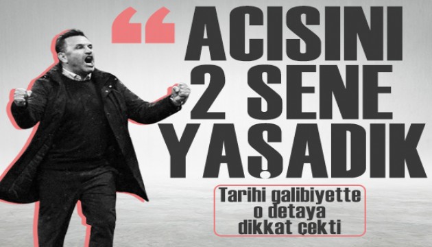 Okan Buruk tarihi galibiyette o detaya dikkat çekti: 