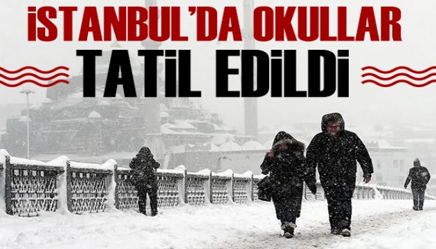 İstanbul'da eğitime kar engeli! Vali Gül açıkladı