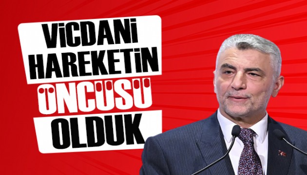 Bakan Bolat: Vicdani hareketin öncüsü olduk