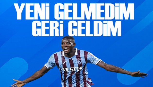 Yeni gelmedim geri geldim | Spor manşetleri