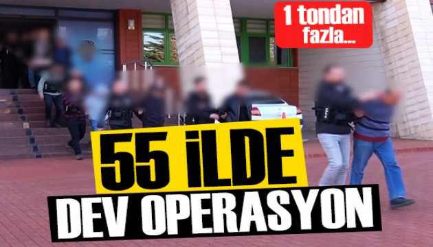 Bakan Yerlikaya duyurdu: 55 ilde dev operasyon