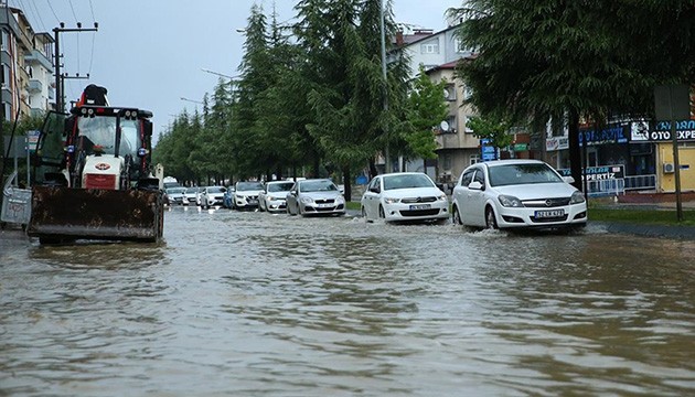 Ordu’da sağanak etkili oldu