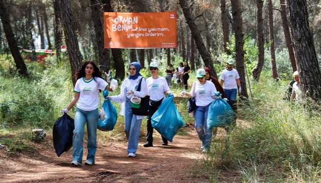 'Orman Benim' kampanyasında 313 ton atık toplandı