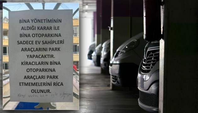 Site yönetimi kiracının otopark hakkına 'karışamaz'