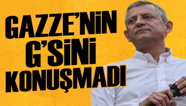 Özel: Gazze'nin G'sini konuşmadı