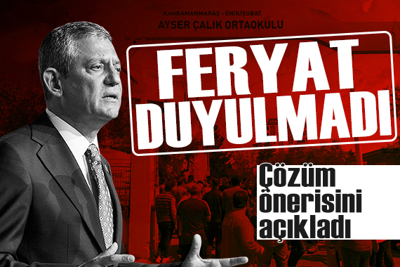 Özgür Özel: Feryat duyulmadı