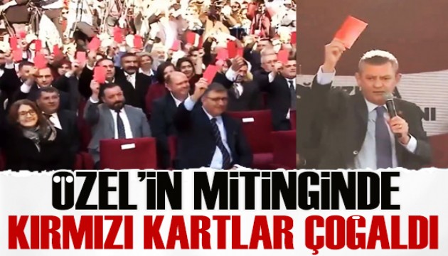 Özgür Özel: Kadına karşı şiddete kırmızı kart!