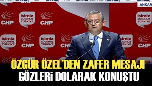 Özgür Özel: Emaneti başımızın üzerine koyuyoruz