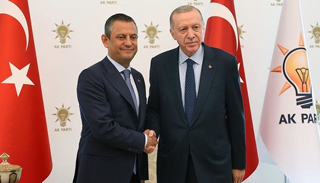 Erdoğan, Özel'i kabul etti