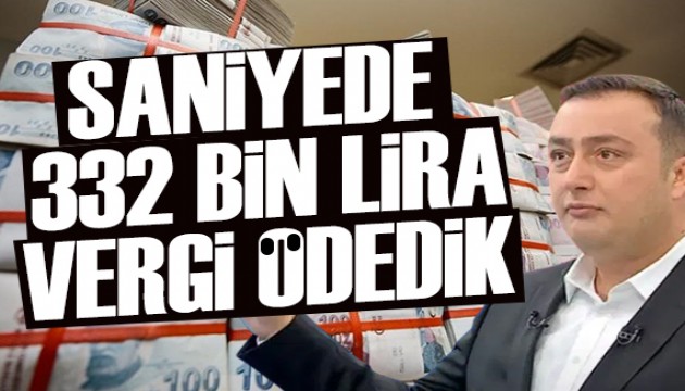 Vergi Uzmanı Ozan Bingöl: Yılın ilk 10 ayında saniyede 332 bin 355 lira vergi ödedik