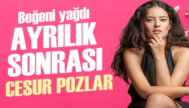 Boşanmanın ardından Pelin Akil'den cesur pozlar: Sosyal medyada beğeni yağdı