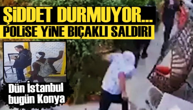 Konya'da polis memuruna bıçaklı saldırı: Bakan Yerlikaya'dan açıklama