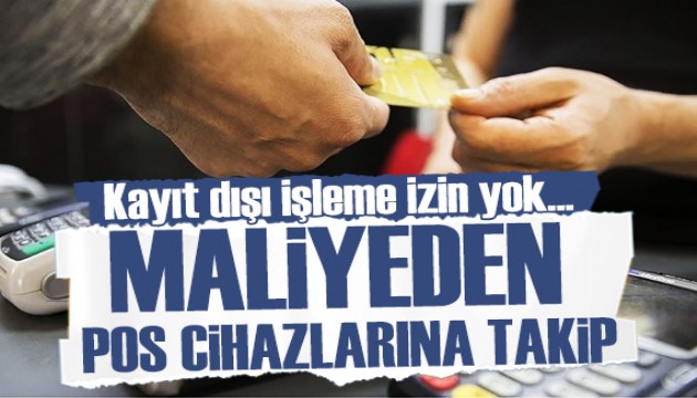 Maliyeden POS cihazıyla yapılan tahsilata takip