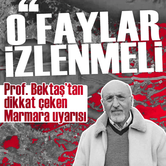 Prof. Dr. Osman Bektaş'tan Marmara uyarısı: Çınarcık ve Adalar fayında 'yavaş kayma' sinyali