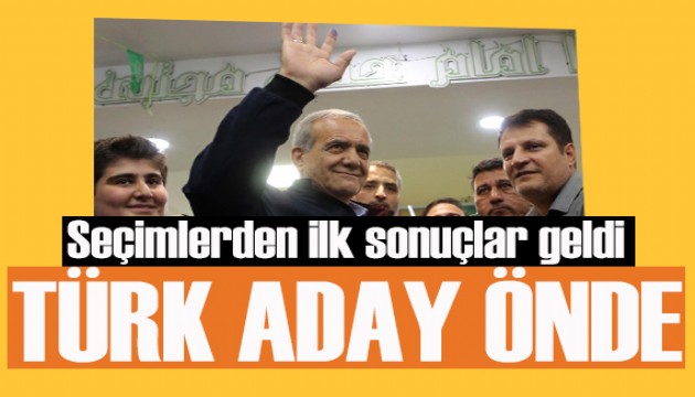 İran seçiminde 'Türk aday' Pezeşkiyan önde