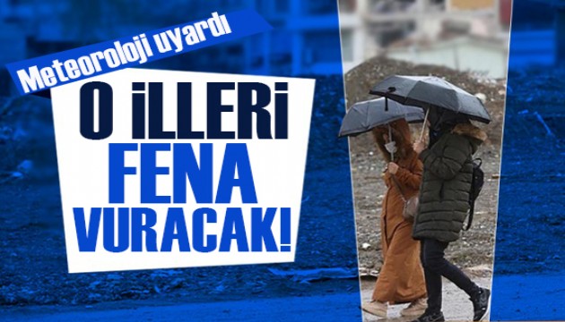 Meteoroloji uyardı: Kuvvetli yağış bekleniyor