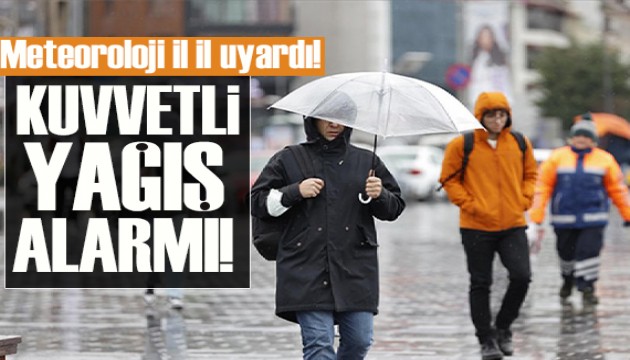 Meteoroloji'den kuvvetli uyarısı! Gök gürültülü sağanak geliyor