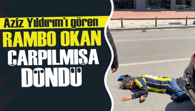 Aziz Yıldırım'ı gören Rambo Okan çarpılmışa döndü