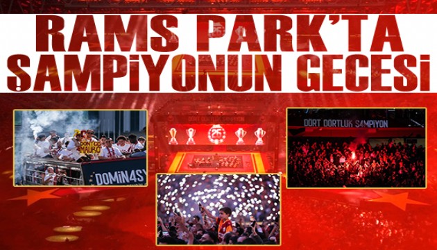 Galatasaray 26. Şampiyonluğunu kutluyor