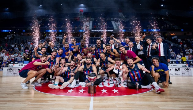 İspanya 1. Basketbol Ligi'nde Barcelona şampiyon oldu