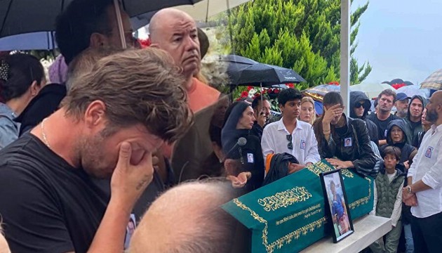 Kıvanç Tatlıtuğ, Halit Yukay'ın cenazesinde gözyaşlarına boğuldu