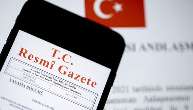 Kabine değişikliği Resmi Gazete'de