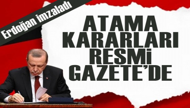 Atama kararları Resmi Gazete'de: YÖK'e 5 üye ve 20 üniversiteye rektör atandı