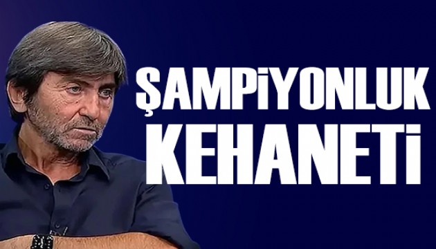Rıdvan Dilmen'den flaş şampiyonluk sözleri