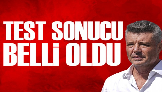 Sadettin Saran'ın test sonucu belli oldu