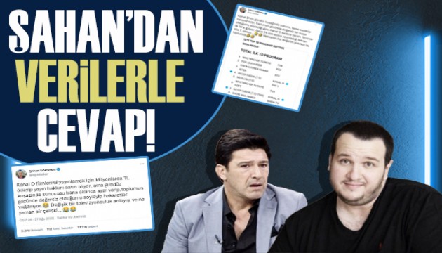 Şahan'dan Hakan Ural'a reyting verileriyle cevap geldi!