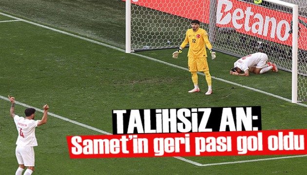 Milli Takım'ın talihsiz anı: Samet Akaydın'ın geri pası gol oldu