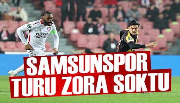 Samsunspor tur şansını zora soktu
