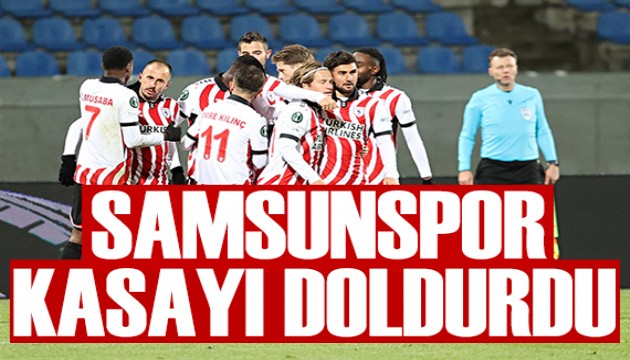 Samsunspor UEFA'dan kasayı doldurdu