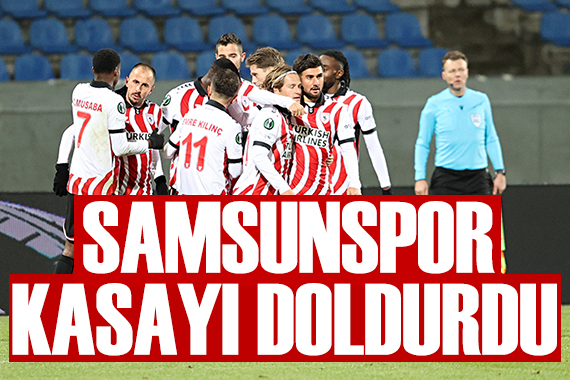 Samsunspor UEFA'dan kasayı doldurdu
