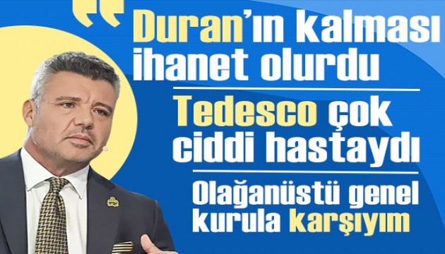 Fenerbahçe Başkanı Sadettin Saran'dan açıklamalar