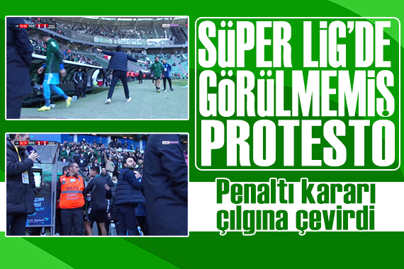 Selçuk İnan'dan maç sırasında şok protesto