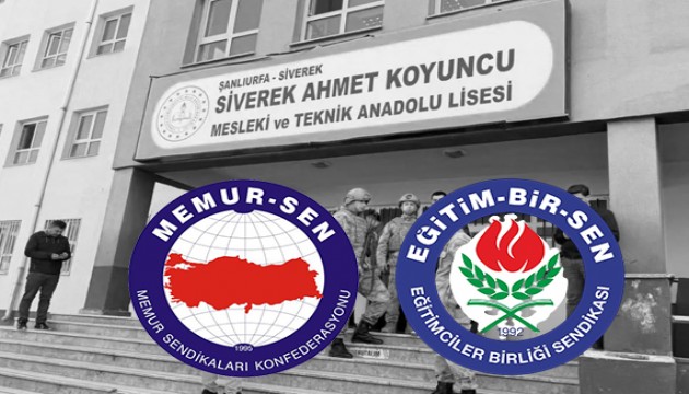 Şanlıurfa Siverek'teki okul saldırısı sonrası sendikalardan iş bırakma kararı