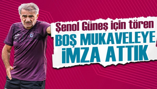 Şenol Güneş: Boş mukaveleye imza attık