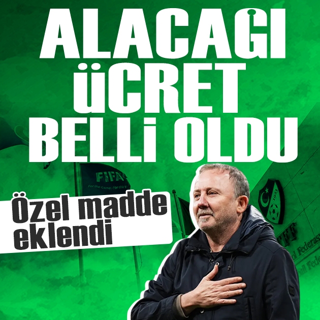 Sergen Yalçın'ın alacağı ücret belli oldu