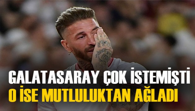 Galatasaray'ın çok istediği Sergio Ramos, gözyaşları ile imzaladı