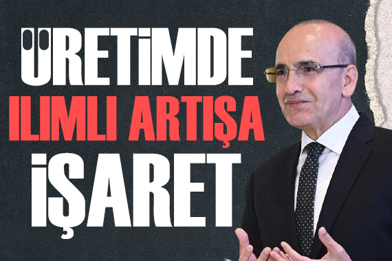 Bakan Şimşek: Üretimde ılımlı artışa işaret