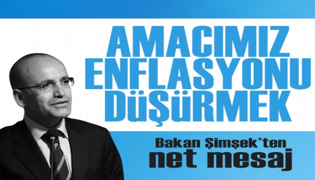 Bakan Şimşek'ten Merkez Bankası kararlarına ilişkin açıklama: Amacımız enflasyonu düşürmek