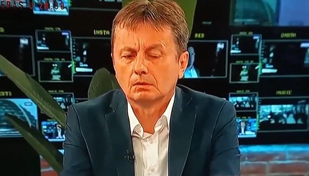 Sırp bakan canlı yayında beyin kanaması geçirdi