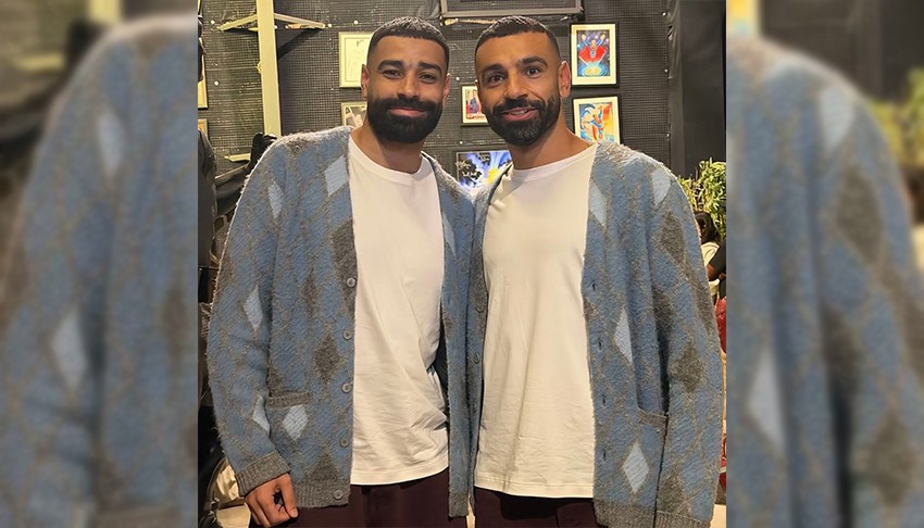 Muhammed Salah, kendisine benzerliğiyle tanınan isimle buluştu!