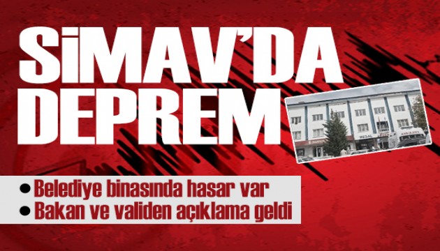 Kütahya'da korkutan deprem